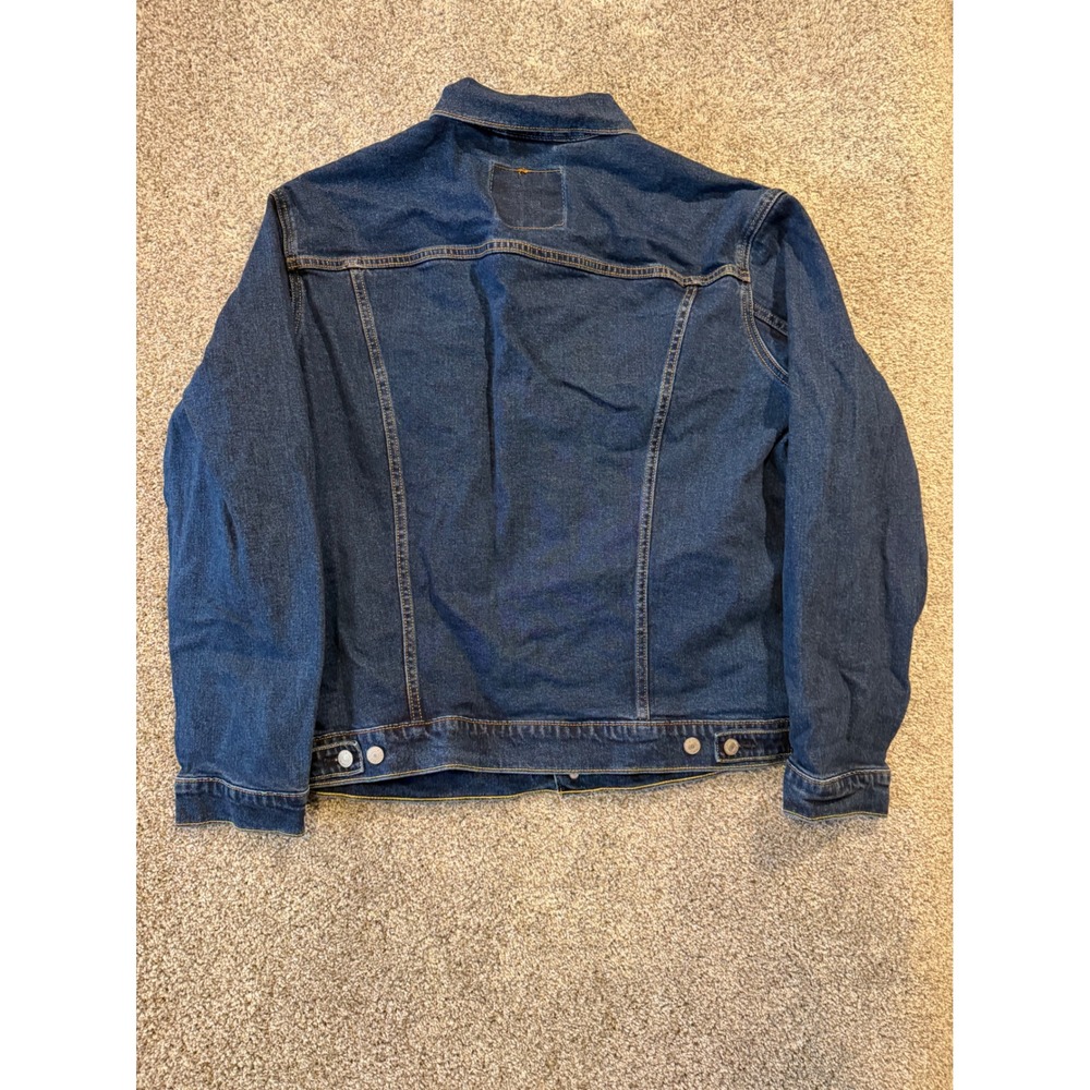 Levis Denim Jacket Mens XL Blue Trucker Standard Fit Dark Wash Cotton 72334-1044 - Picture 2 of 11